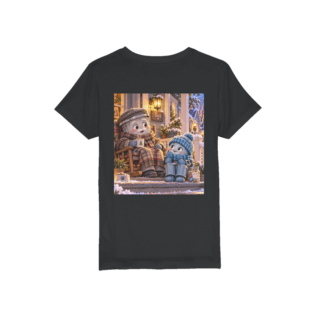 Trash Can Row Organic Jersey Kids T-Shirt