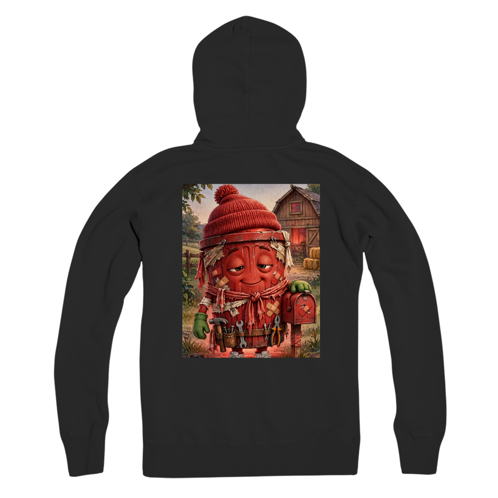 Trash Can Row – Premium Adult Zip Hoodie