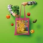 Trash Can Row Shopper Tote Bag