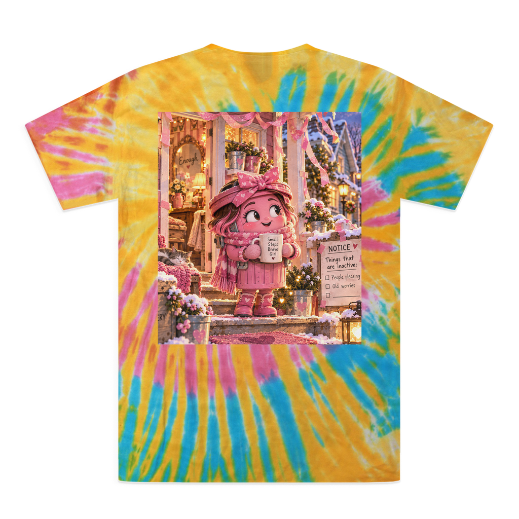 Trash Can Row Tie-Dye T-Shirt