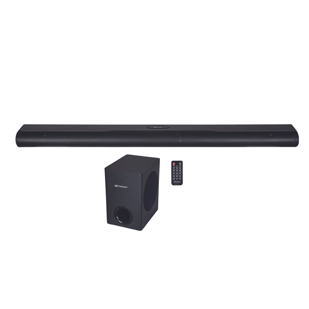Emerson 37" Bluetooth Soundbar with Subwoofer and Remote Control