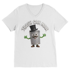 TRASH CAN MAN Premium V-Neck T-Shirt