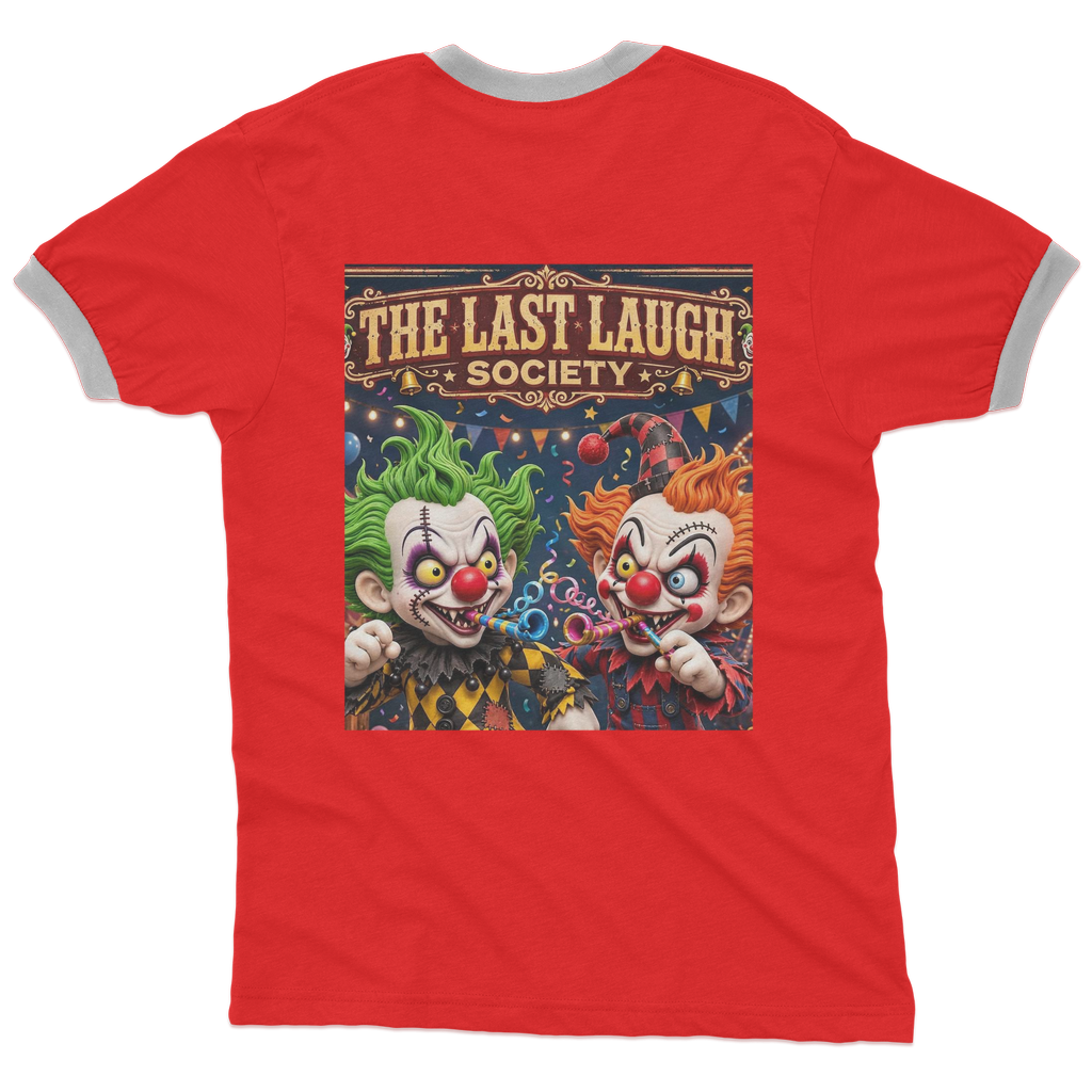 The Last Laugh Society Adult Ringer T-Shirt
