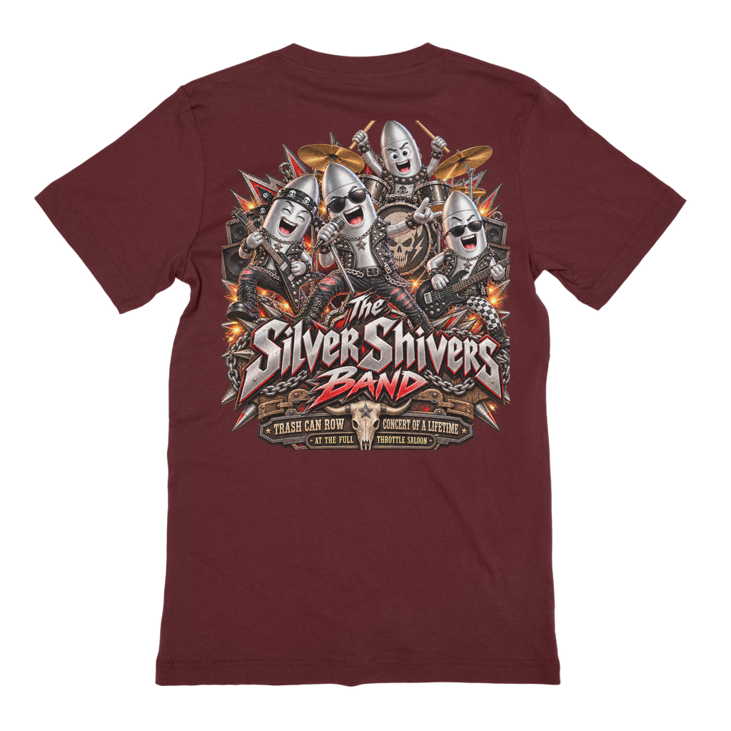 The Silver Shivers Band Premium Jersey Adult T-Shirt