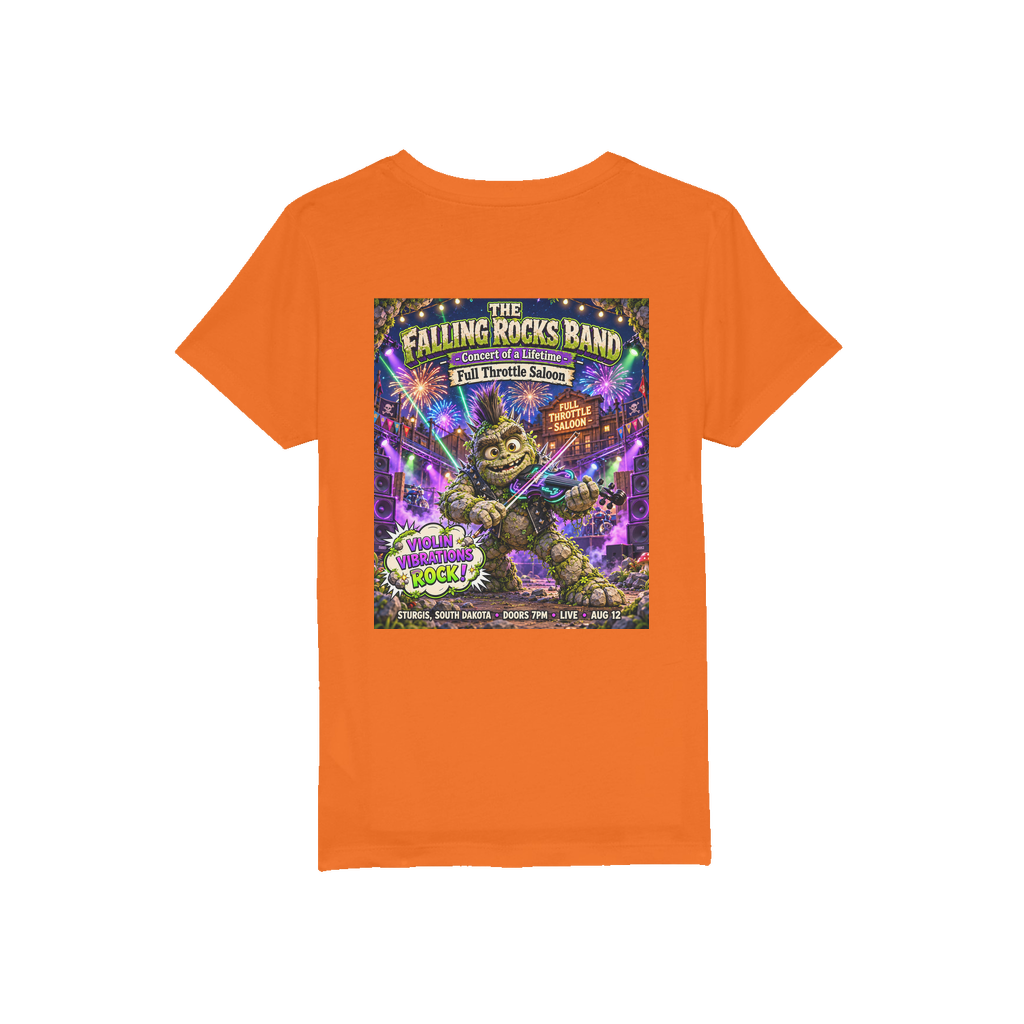 Falling Rocks COllection Organic Jersey Kids T-Shirt