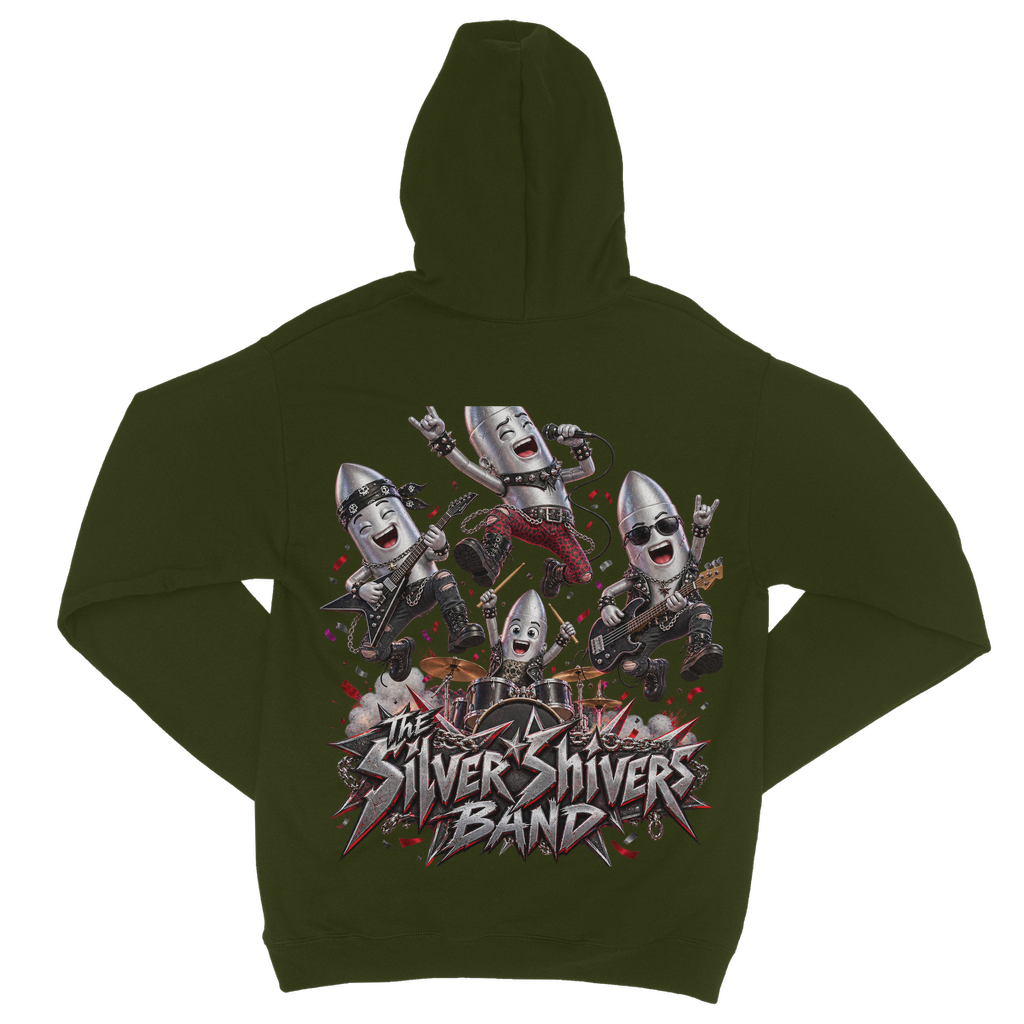 The Silver Shivers Band Classic Adult Zip Hoodie