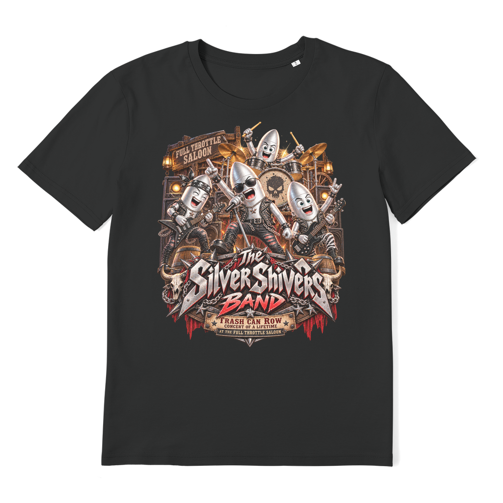 The Silver Shivers Band Premium Organic Adult T-Shirt