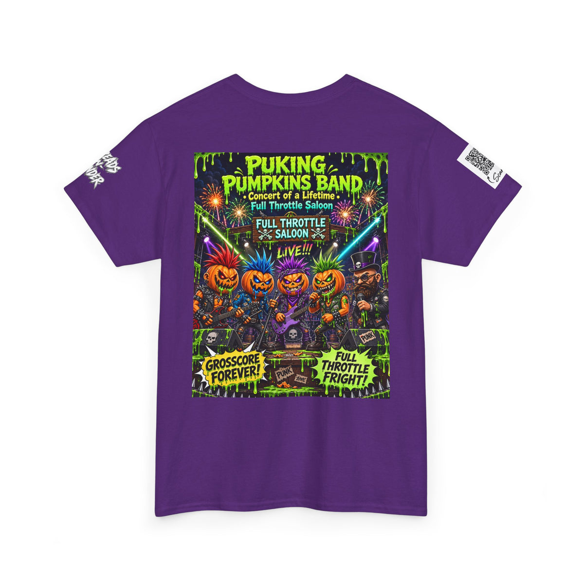 The puking Pumpkins Band #3 — Concert of Life - Horror Graphic T-Shirt