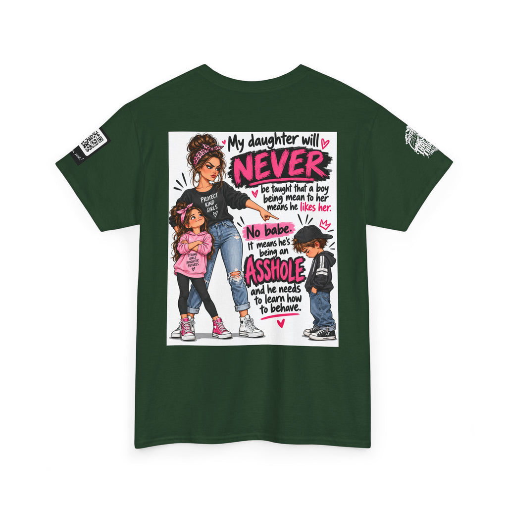 Mean Boys Are Assholes — Protective Mom Back Graphic Tee