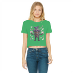 ANGRY CAN MAN 2.0 Classic Women's Cropped Raw Edge T-Shirt