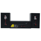 Victor Milwaukee 50W Desktop CD Stereo System Silver - Refurbished
