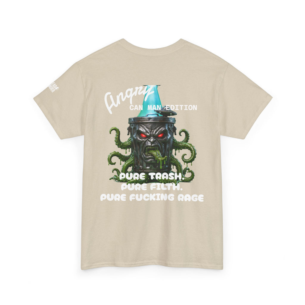 T-Shirt — Angry Can Man Monster Graphic Tee
