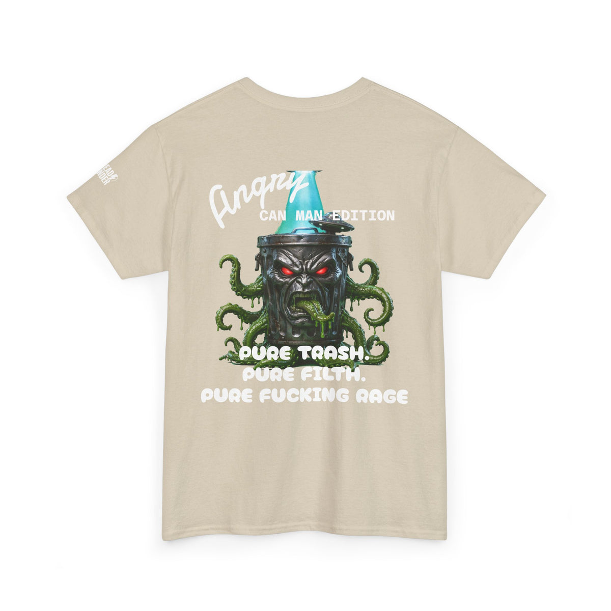 T-Shirt — Angry Can Man Monster Graphic Tee