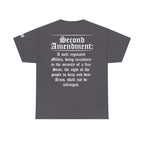 Second Amendment T-Shirt — Constitution Quote Flag Tee