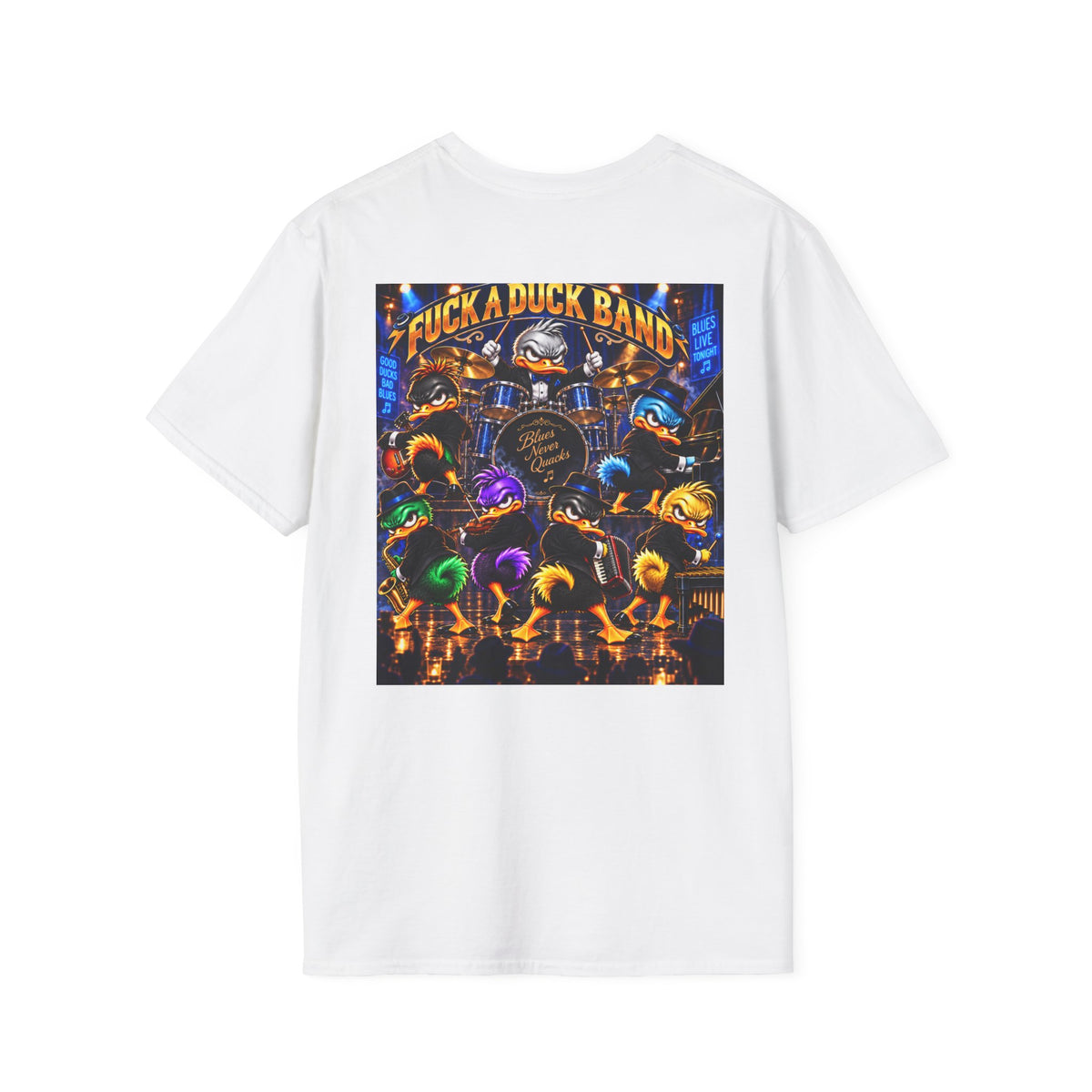 FUCK A DUCK BAND — Heavy Metal Duck Band Tee