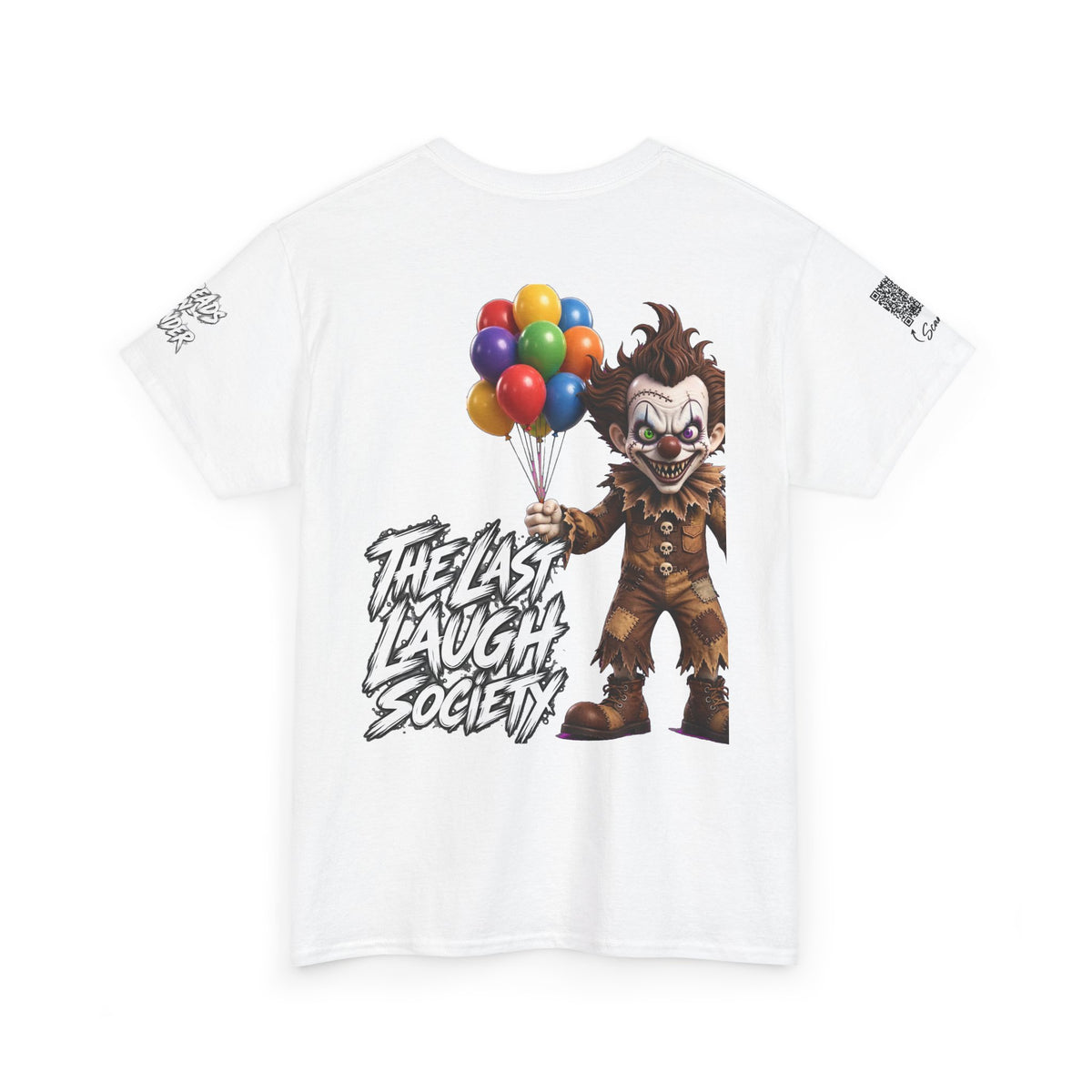 The Last Laugh Society Tee #120 — Carnival Clown Horror Graphic T-Shirt
