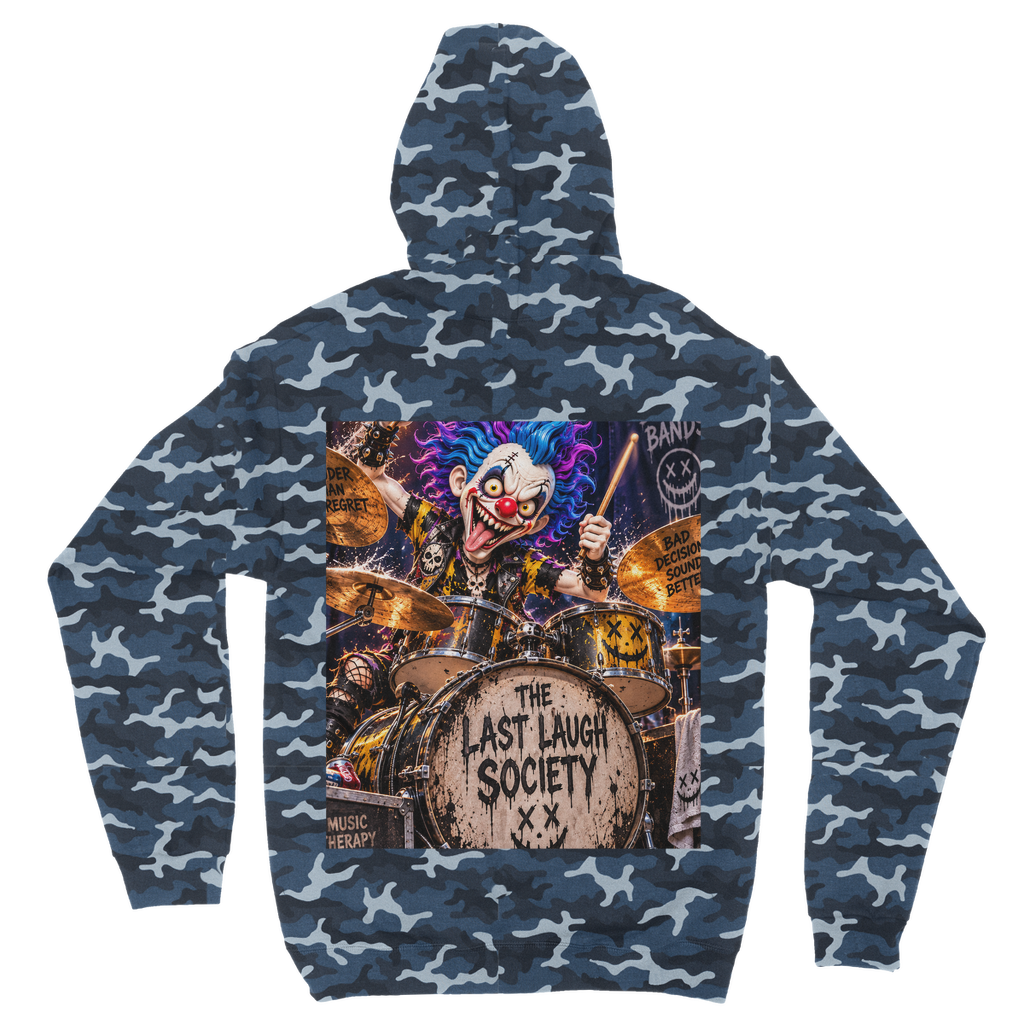 The Last Laugh Society Camouflage Adult Hoodie
