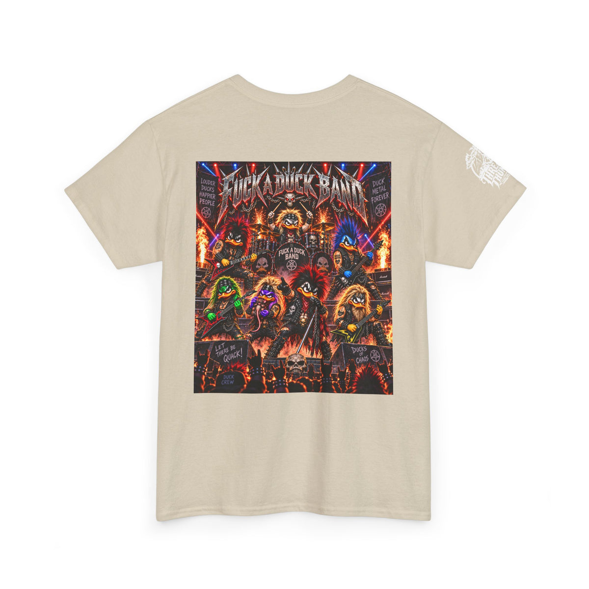 FUCK A DUCK BAND — Heavy Metal Monster Show Back Graphic Tee