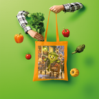 Trash Can Row Shopper Tote Bag