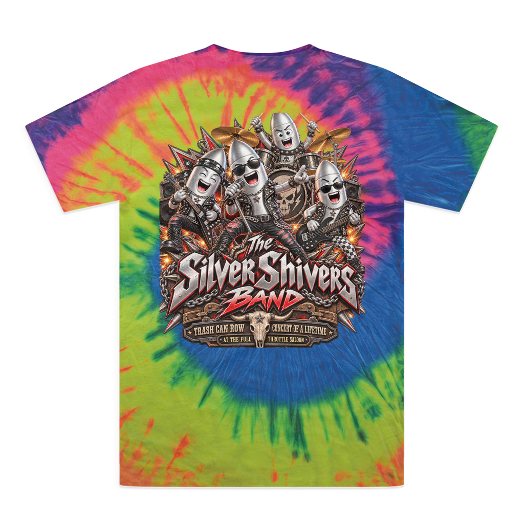 The Silver Shivers Band Tie-Dye T-Shirt