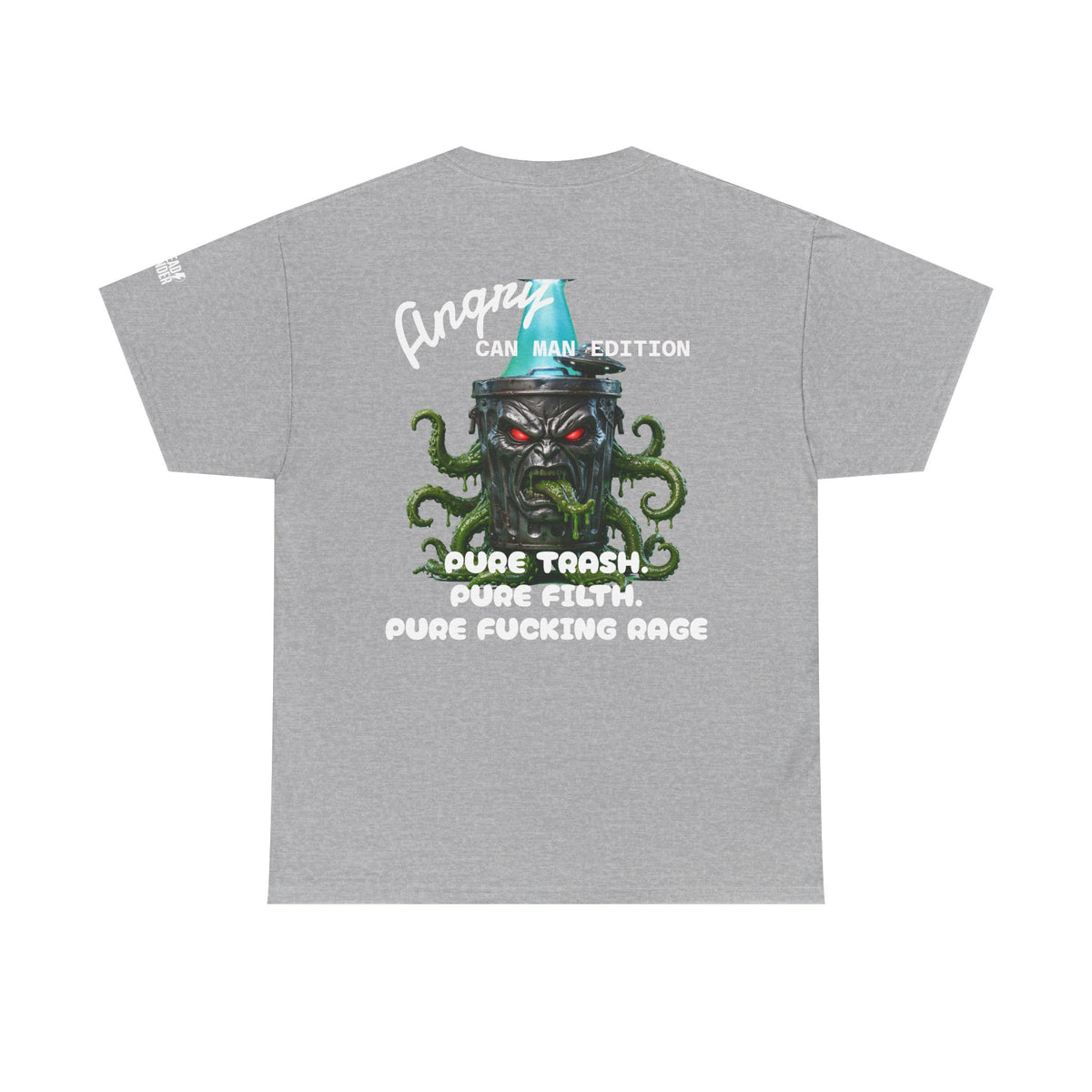 T-Shirt — Angry Can Man Monster Graphic Tee
