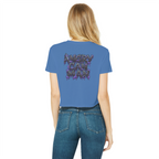ANGRY CAN MAN 3.0 Classic Women's Cropped Raw Edge T-Shirt