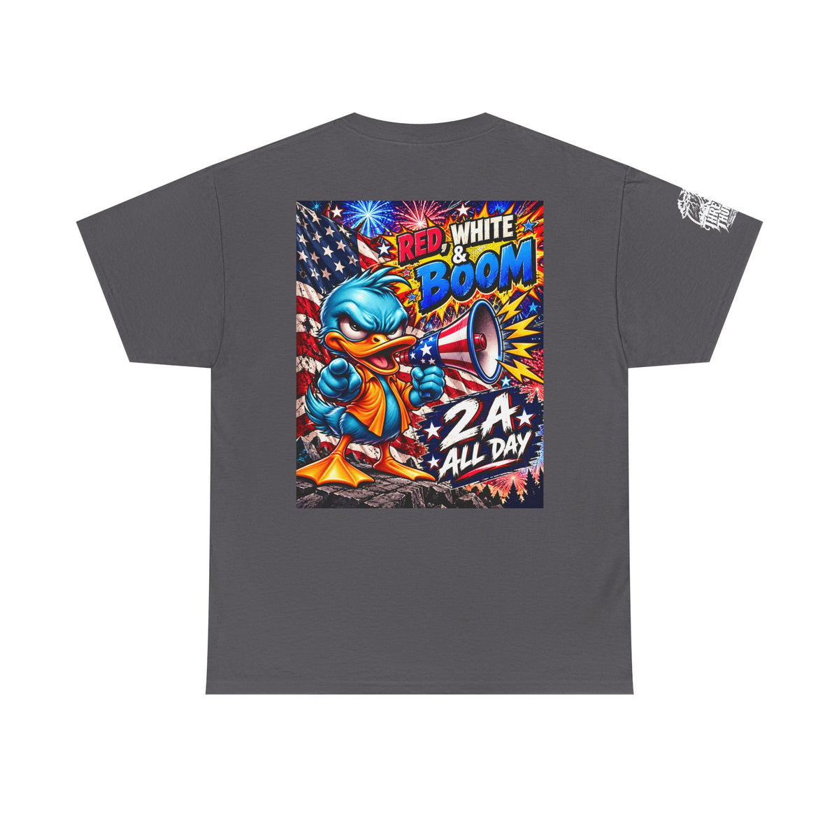 Red, White & Boom Patriotic Duck Back Graphic Tee