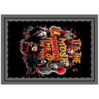 Horror Movie Icons Throw Pillow — "Most Wonderful Time of the Year" Halloween Decor