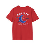 Anxiety Moon T-Shirt — 'Sleep Tight' Cute Moon & Stars Relaxation Tee