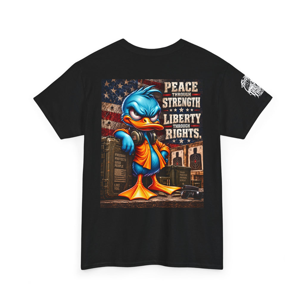 Peace Through Strength, Liberty Through Rights Back Graphic Tee