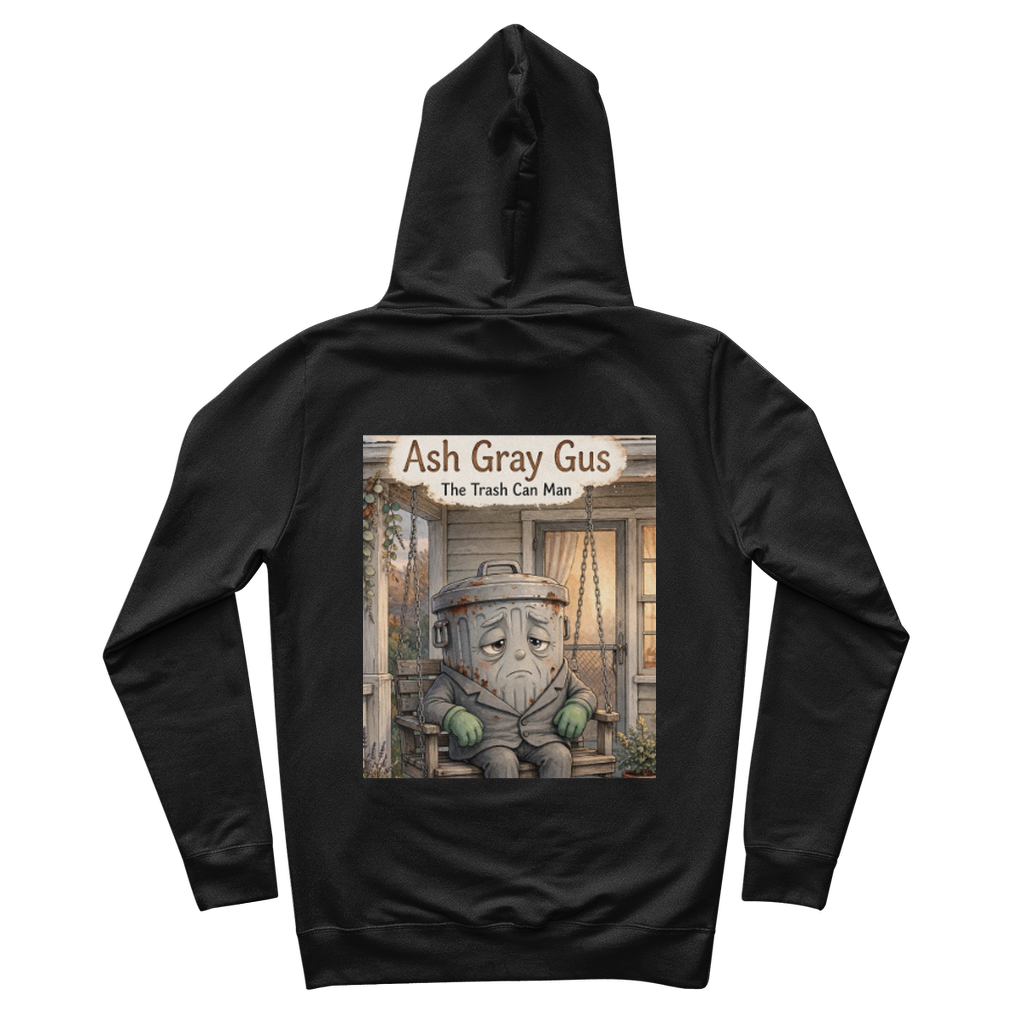 Trash Can Row – 100% Organic Cotton Hoodie