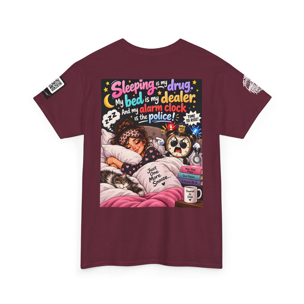 Sleeping Is My Drug — Powered by Sleep Back Graphic Tee