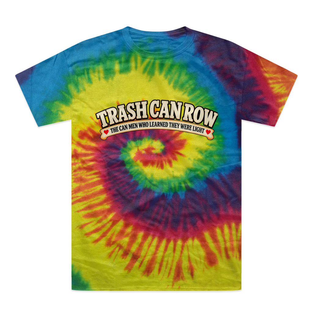 Trash Can Row Tie-Dye T-Shirt