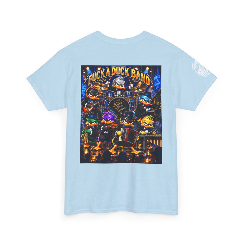 Blues, Tunes & Quacks — Duck Band Back Graphic Tee