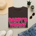 Graphic Tee — "Daddy's Throat" Drip Lettering Shirt