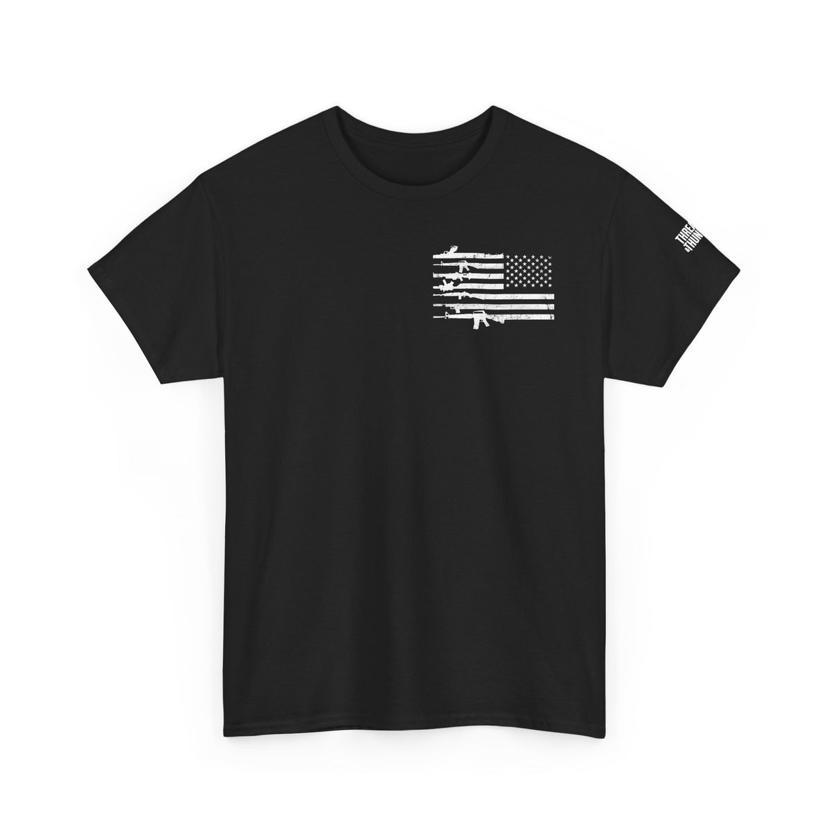 Second Amendment T-Shirt — Constitution Quote Flag Tee