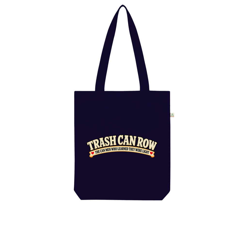 Trash Can Row Organic Tote Bag