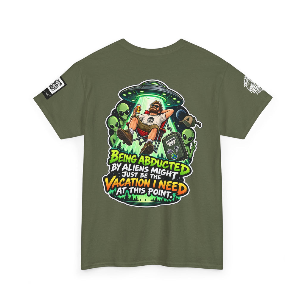 Alien Abduction Is the Vacation I Need Back Graphic Tee