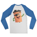 TRASH CAN MAN Classic Raglan Long Sleeve Shirt