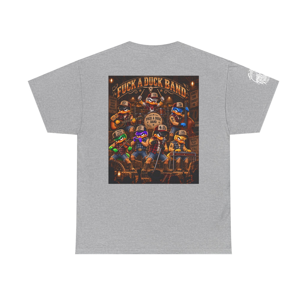 FUCK A DUCK BAND — Honky-Tonk Duck Band Back Graphic Tee