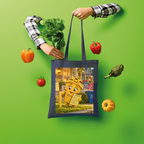 Trash Can Row Shopper Tote Bag
