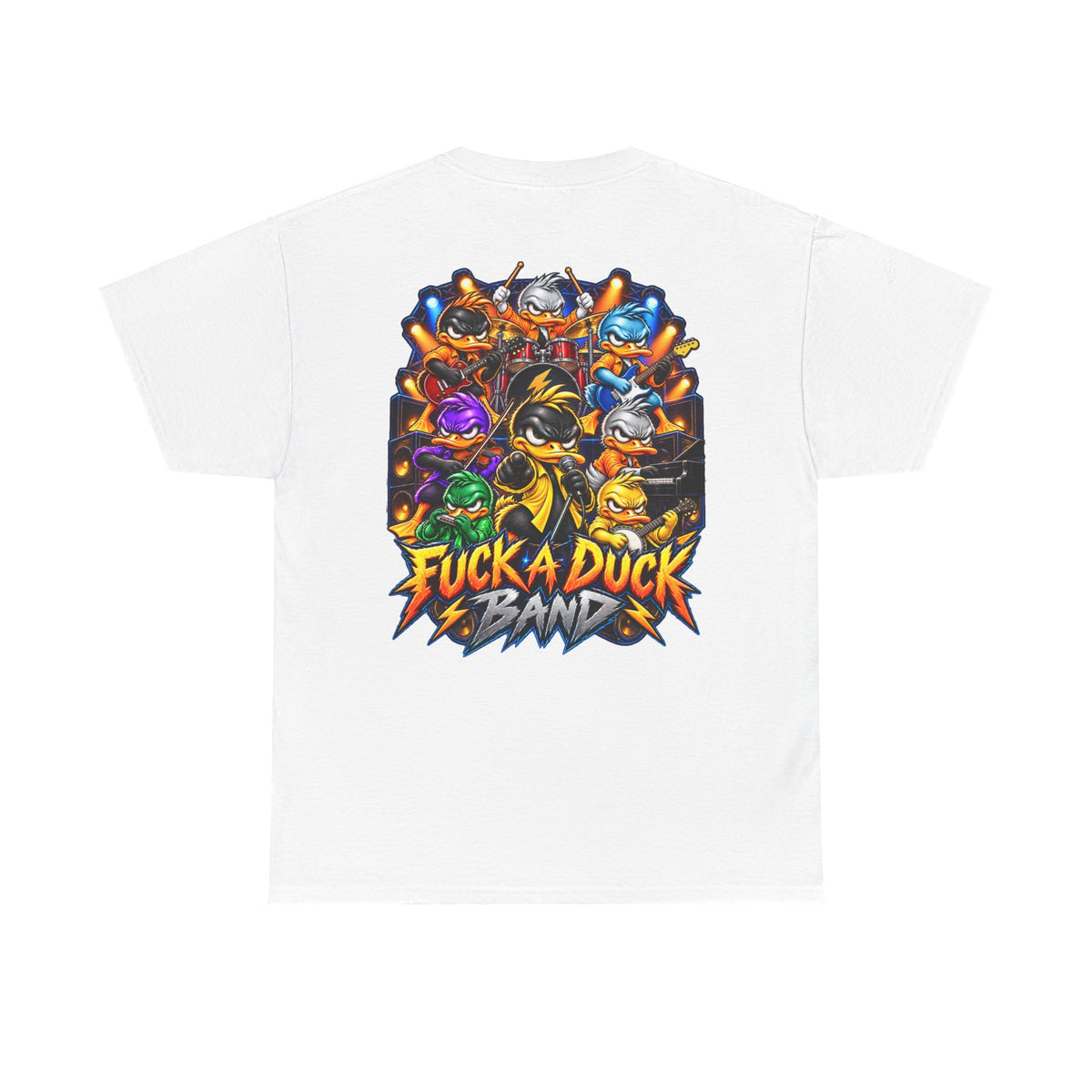 FUCK A DUCK BAND — Design #2 | Back Graphic Tee