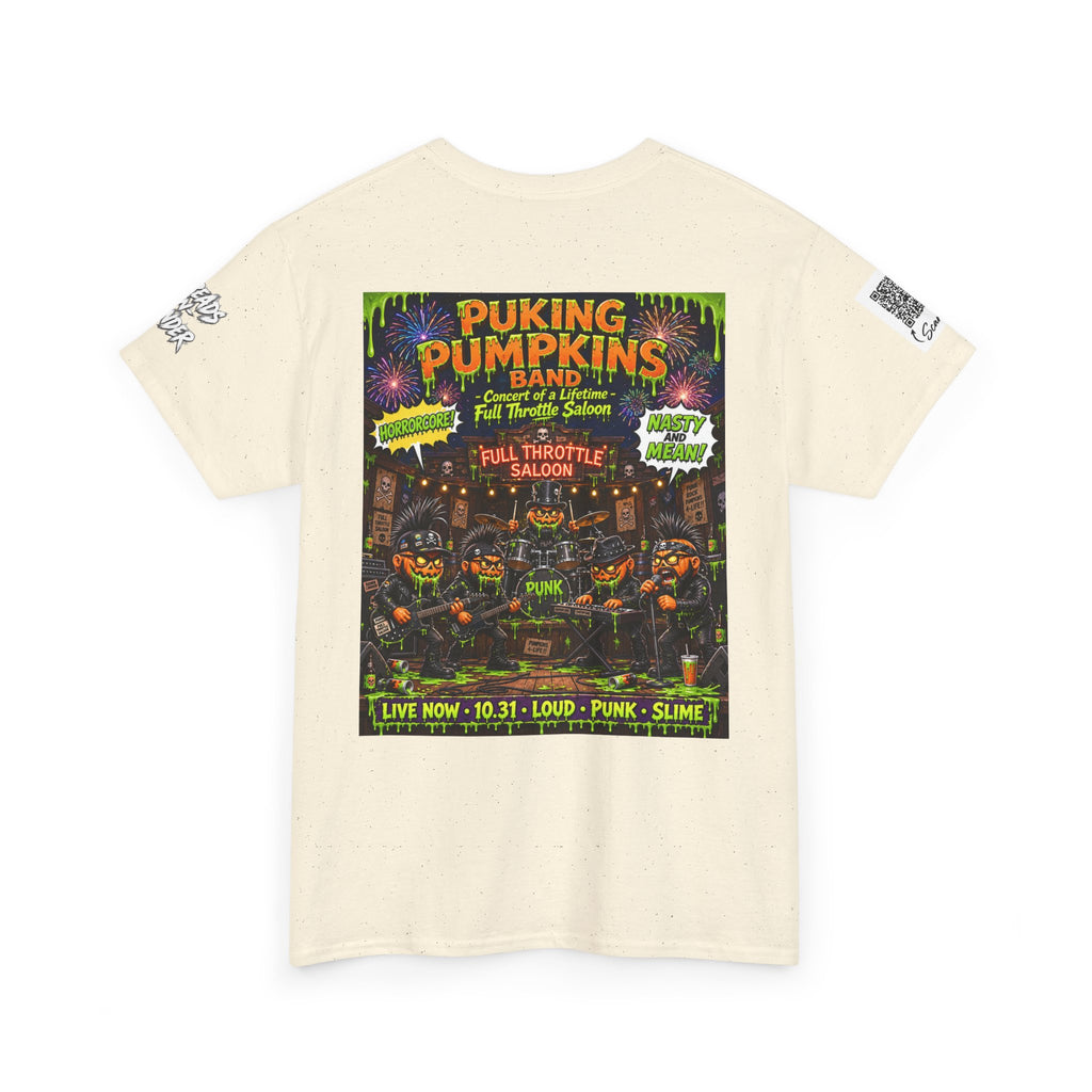 The puking Pumpkins Band — Concert of Life - Horror Graphic T-Shirt