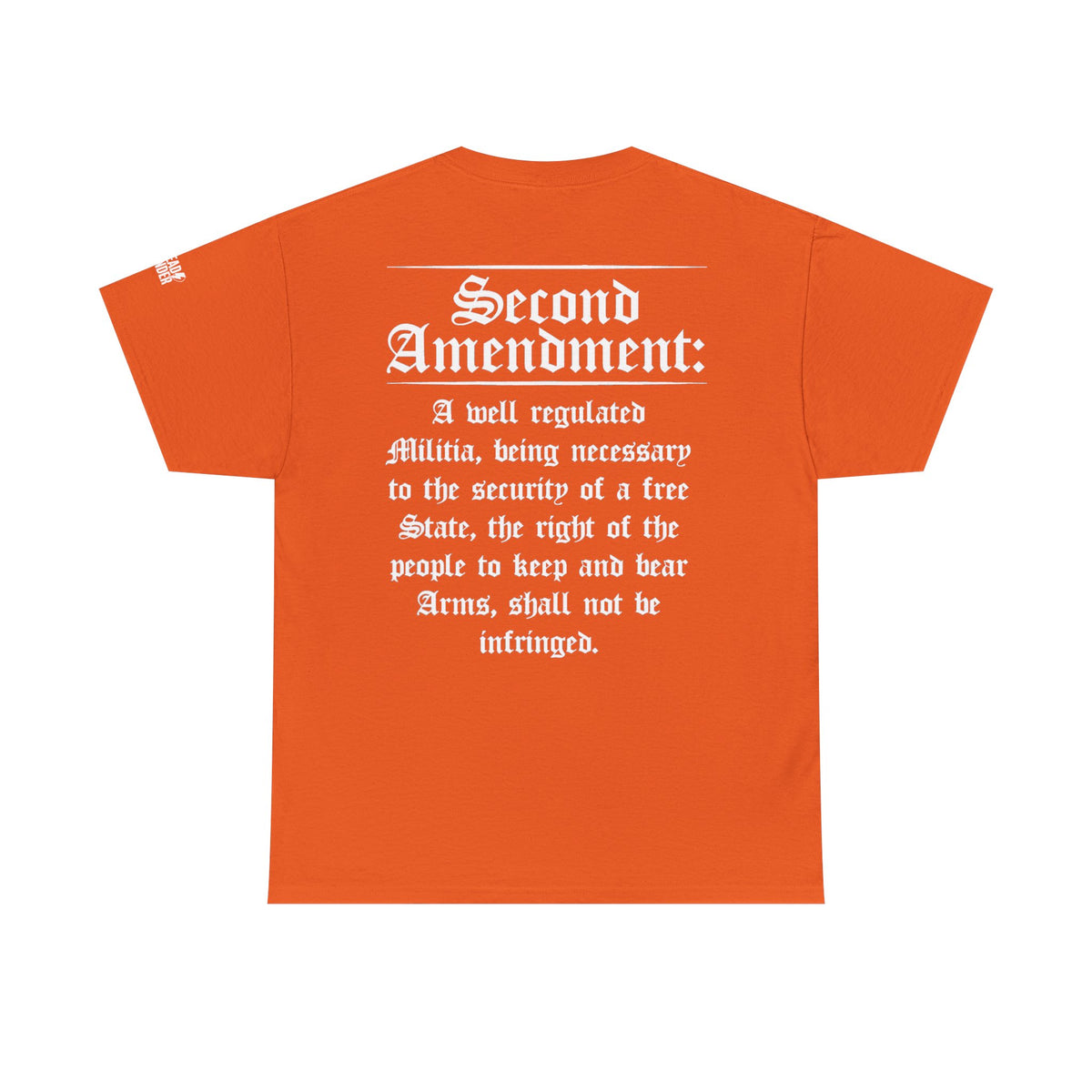Second Amendment T-Shirt — Constitution Quote Flag Tee