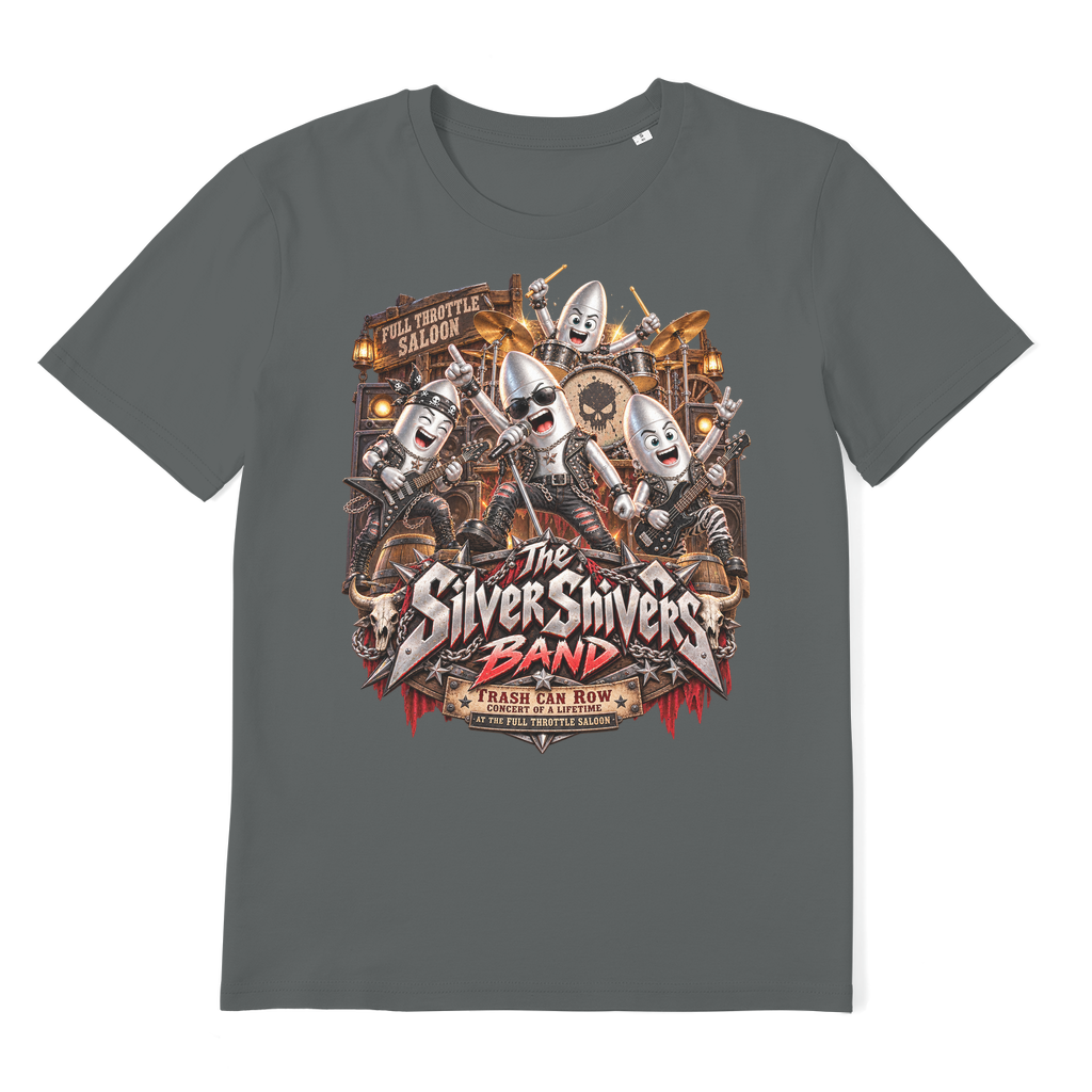 The Silver Shivers Band Premium Organic Adult T-Shirt
