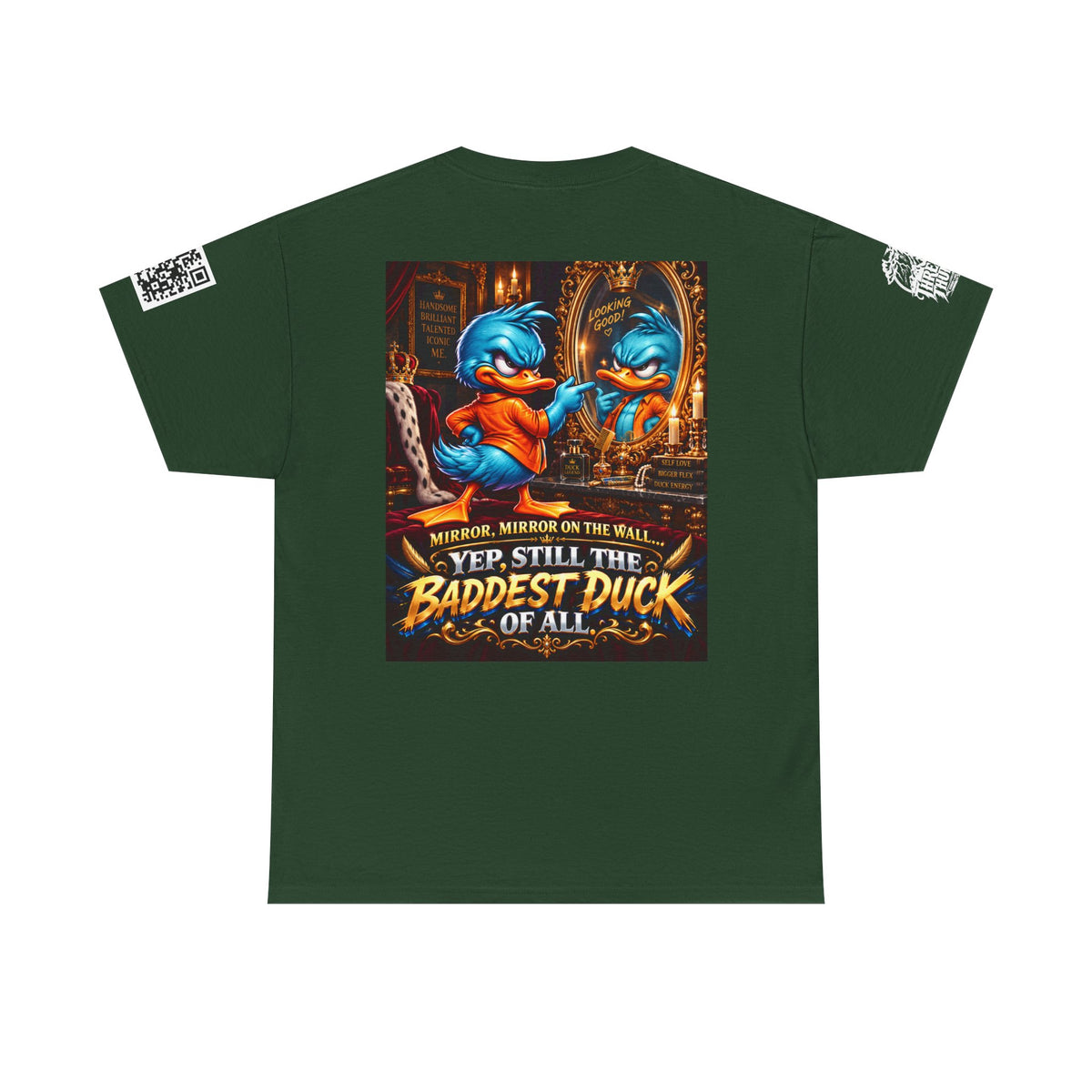 Mirror Mirror — Still the Baddest Duck of All Back Graphic Tee