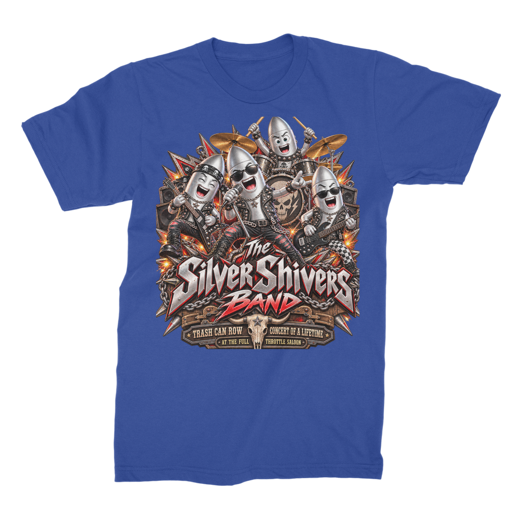 The Silver Shivers Band Premium Jersey Adult T-Shirt