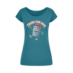 TRASH CAN MAN Wide Neck Women's T-Shirt XS-5XL