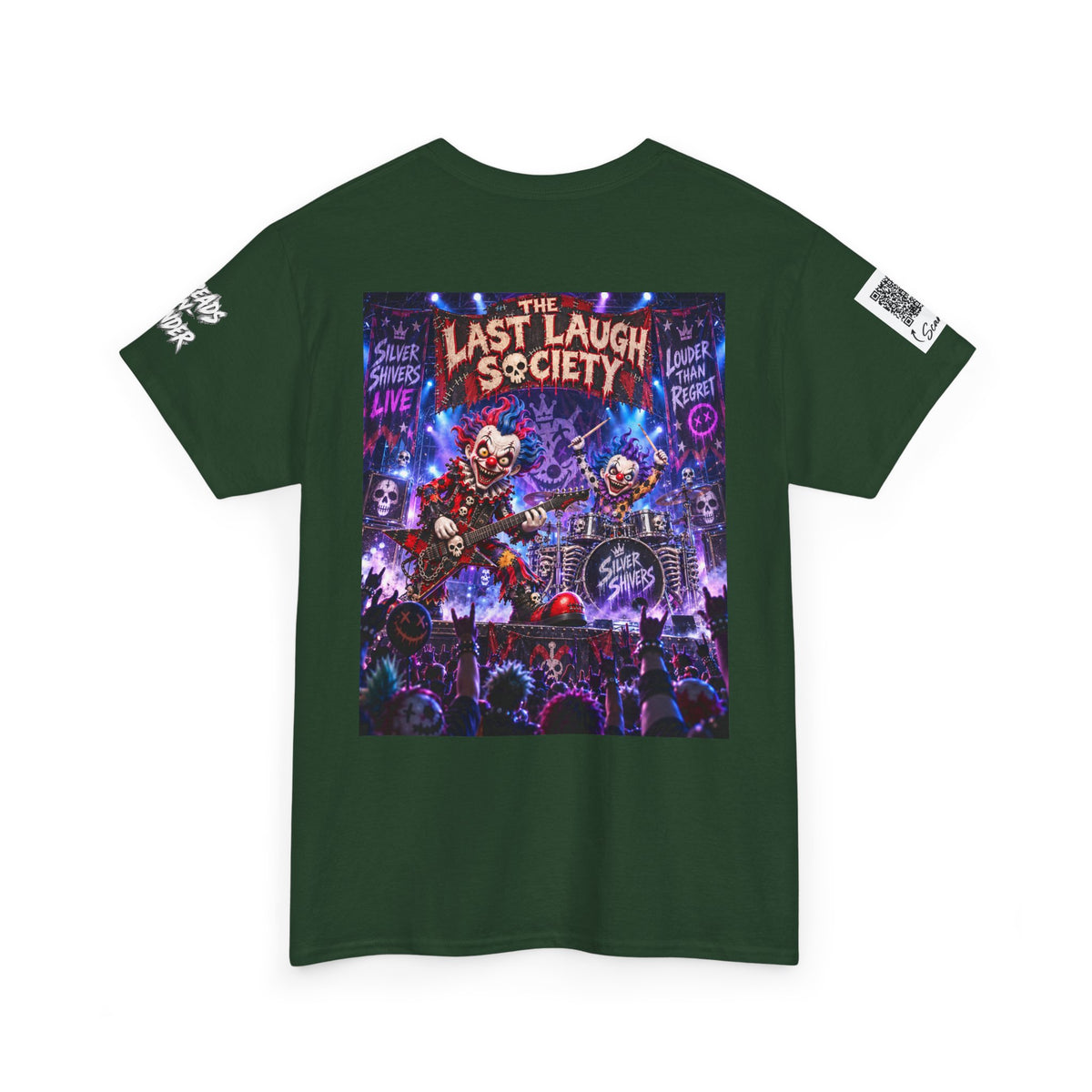 The Last Laugh Society Tee #133 — Carnival Clown Horror Graphic T-Shirt