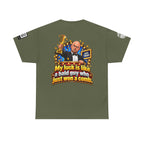 My Luck Is Like a Bald Guy Who Just Won a Comb Back Graphic Tee